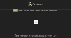 Desktop Screenshot of lareception.fr
