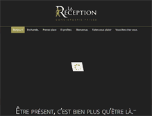 Tablet Screenshot of lareception.fr